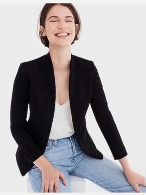 J. Crew Black Going Out Blazer